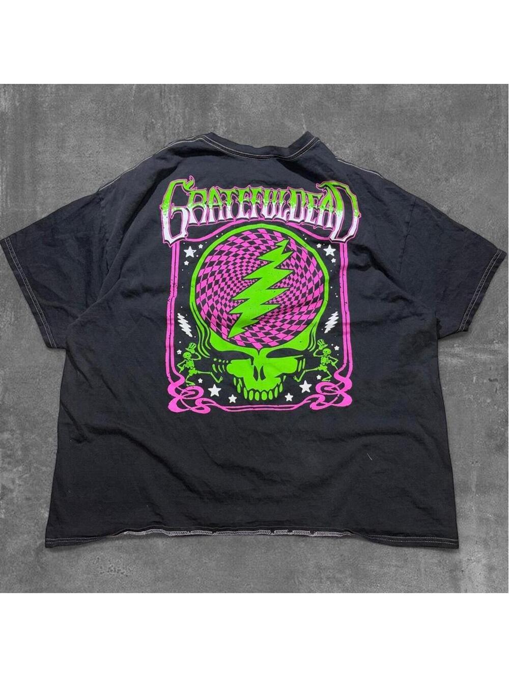 Men’s Grateful Dead Steal Your Face Graphic T Shirt Size 2XL